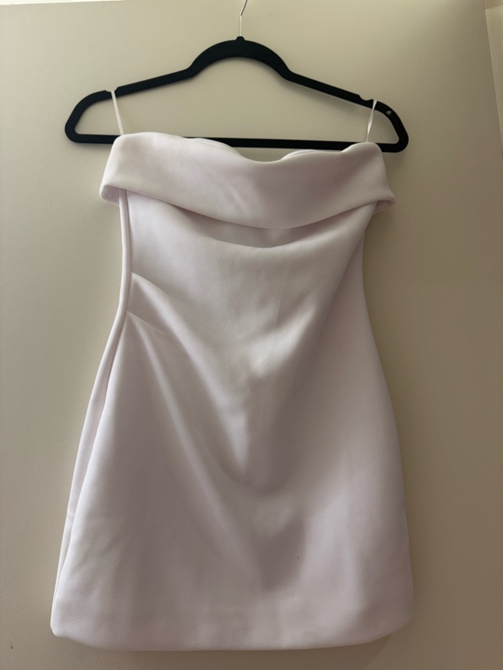 Babaton Pale Pink Off-Shoulder Mini Dress